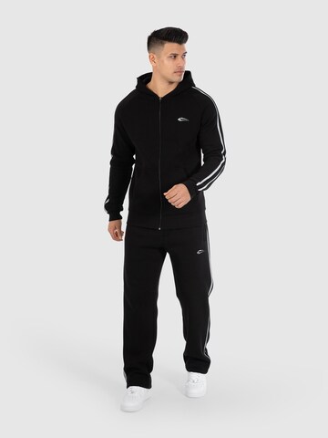 Veste de survêtement 'Miran' Smilodox en noir