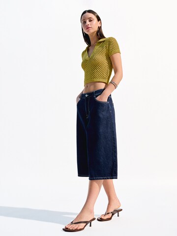 Bershka Póló - sárga