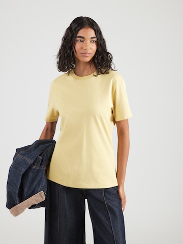 & Other Stories - Camiseta en amarillo: frente