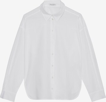 Marc O'Polo Blouse in Wit: voorkant