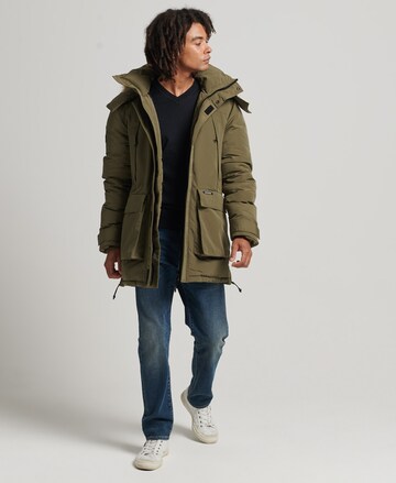 Superdry Winter Parka 'Everest' in Green