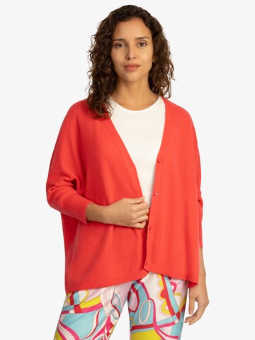APART Knit Cardigan in Red: front