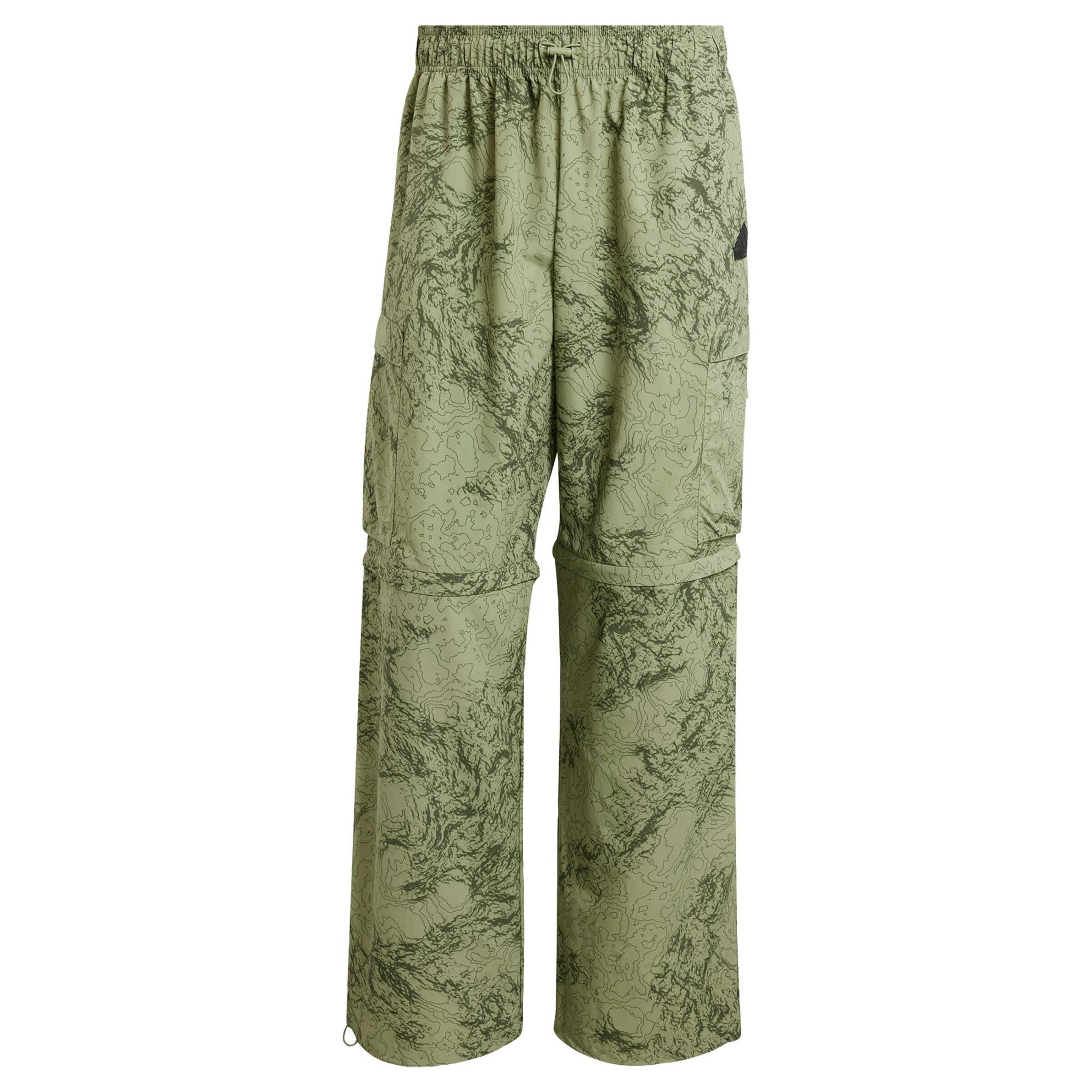 ADIDAS SPORTSWEAR Loosefit Outdoorhose 'City Escape' in Grün: Vorderseite