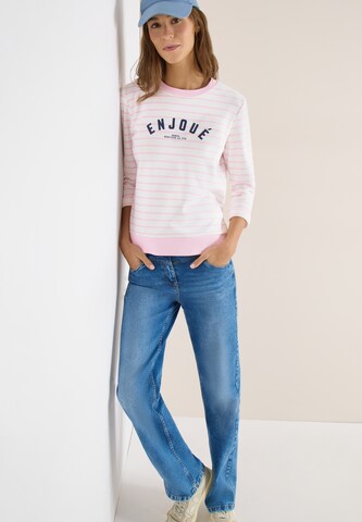 CECIL Sweatshirt in Pink: front