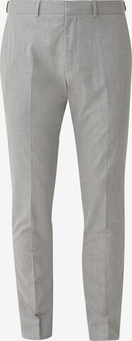 s.Oliver Slim fit Pleated Pants in Grey: front