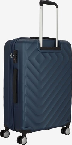 Set di valigie di American Tourister in blu
