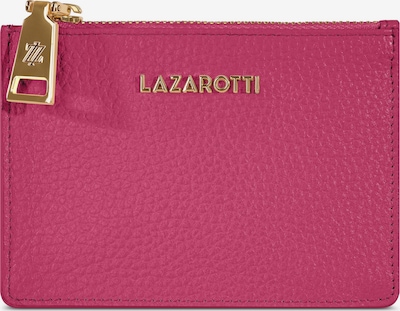 Lazarotti Schlüsseletui 'Bologna' in gold / dunkelpink, Produktansicht