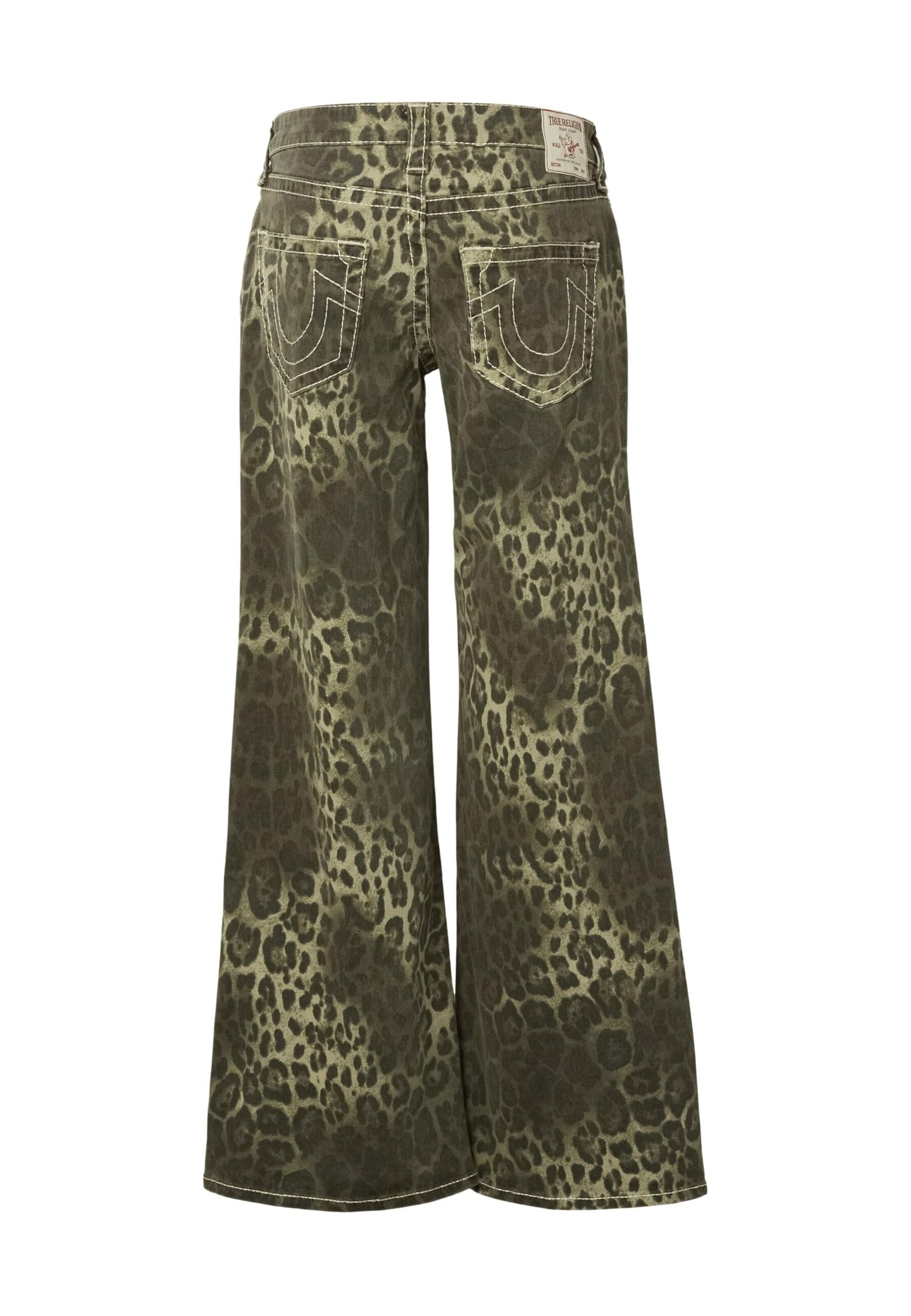 True Religion Wide leg Jeans in Green