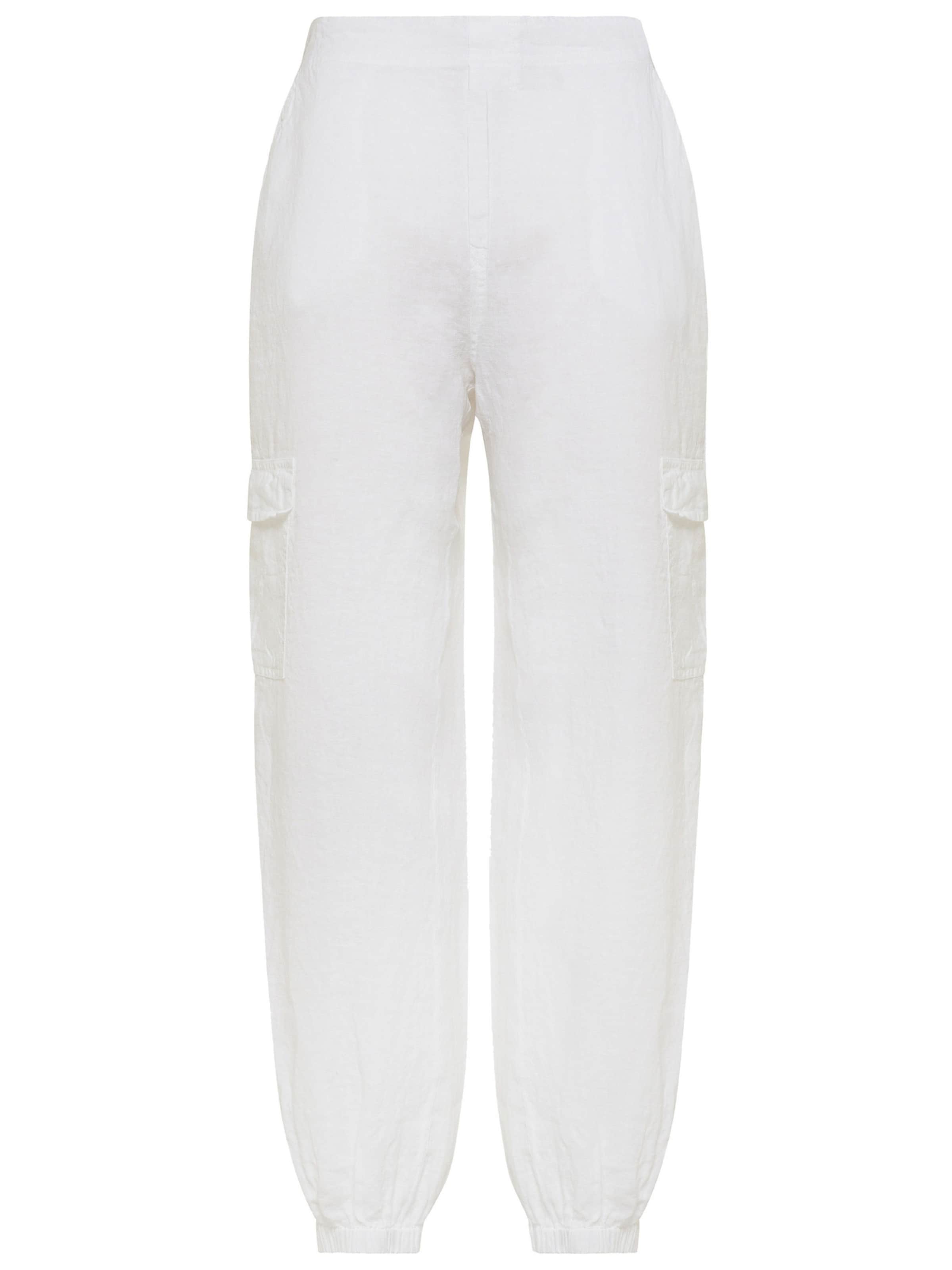 Tapered Pantaloni cargo di DEHA in bianco: frontale