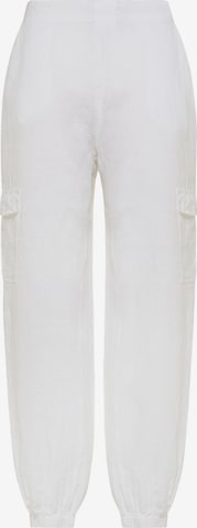 DEHA Tapered Workout Pants in White: front