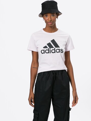 T-shirt fonctionnel 'Essentials' ADIDAS SPORTSWEAR en rose : devant