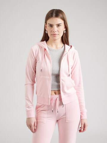 Juicy Couture Sweat jacket 'ROBERTSON' in Pink: front