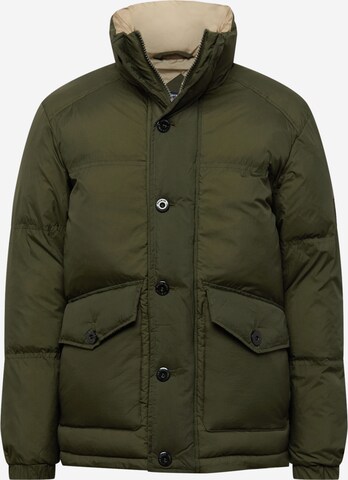 JACK & JONES Winter Jacket in Green: front