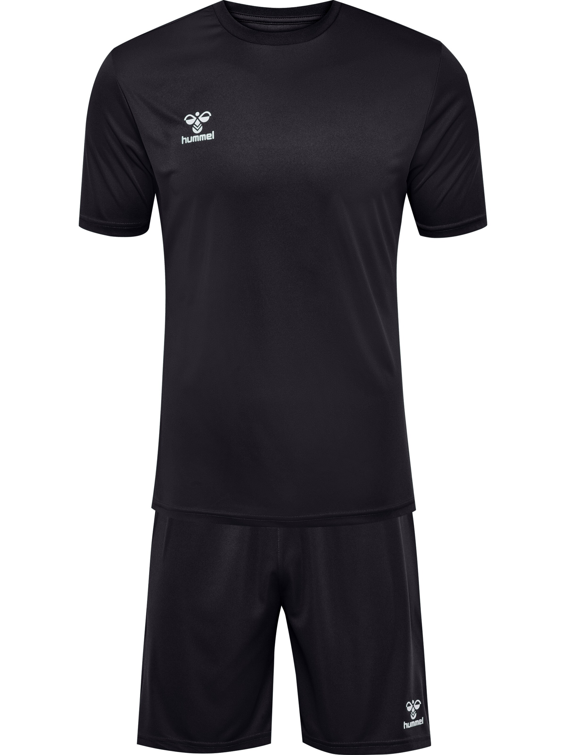 Hummel Tracksuit in Black: front