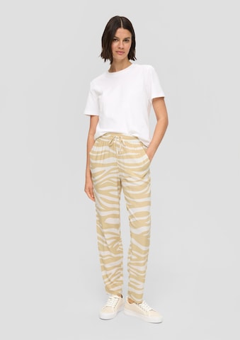 Effilé Pantalon s.Oliver en beige