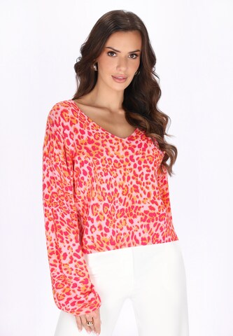 faina Pullover in Rot: Vorderseite