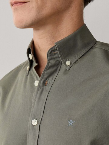 Hackett London Regular fit Overhemd in Groen