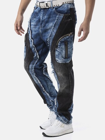 CIPO & BAXX Loosefit Jeans 'CD909' in Blauw