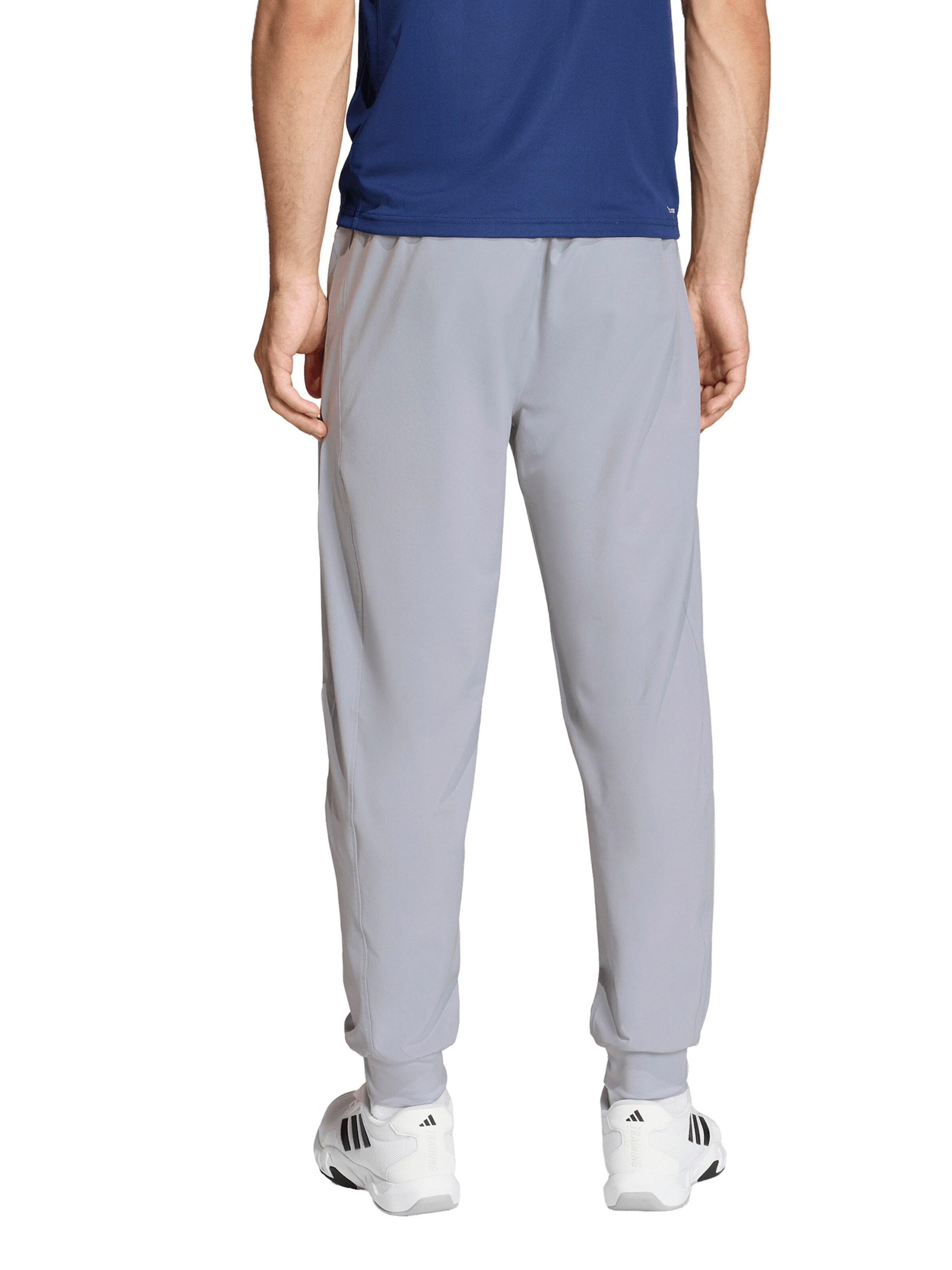 ADIDAS PERFORMANCE Tapered Sportbroek 'FLEX' in Grijs: terug