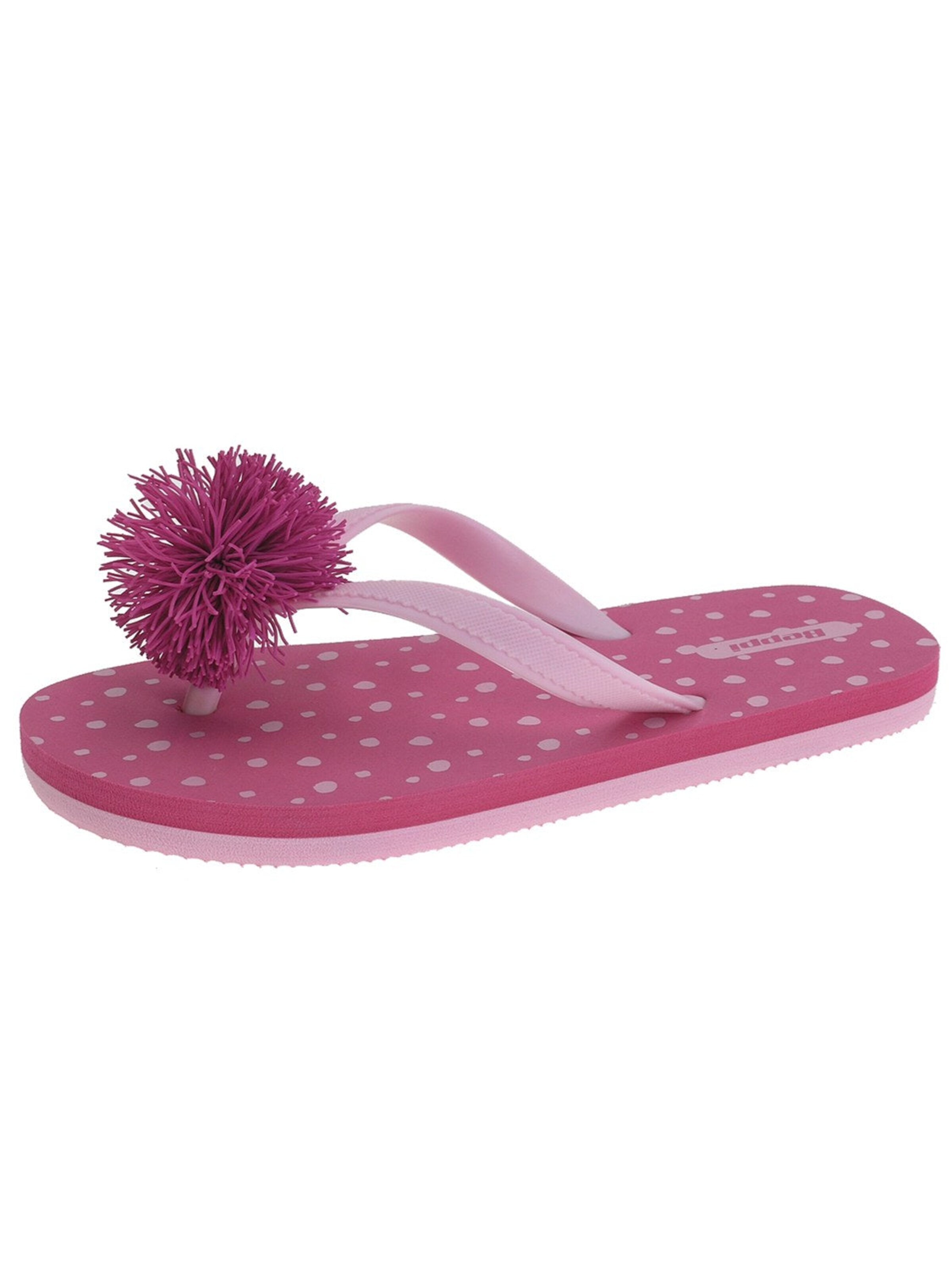 Beppi Strand-/badschoen in Roze: voorkant