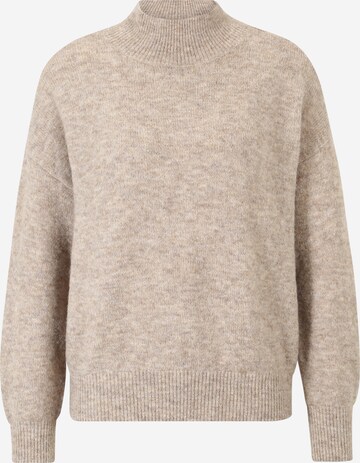 Pieces Petite Pullover 'LEEMA' in Beige: predná strana