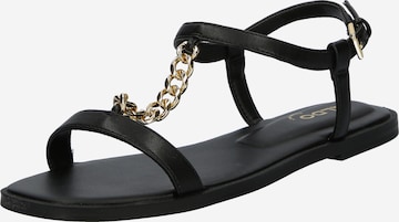 ALDO Sandal 'ETHOREGAN' i svart: framsida