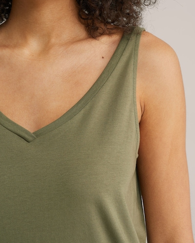 WE Fashion Majica | zelena barva, Prikaz izdelka