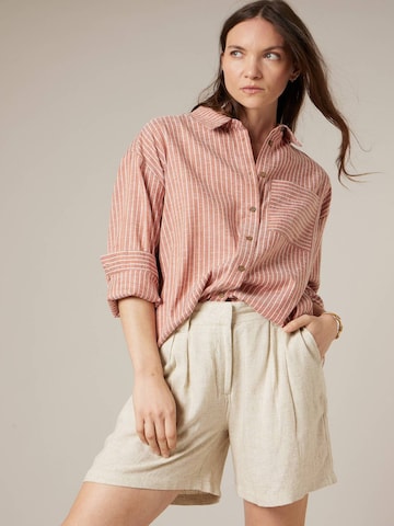 Chemisier 'Moana' Deeluxe en rouge : devant