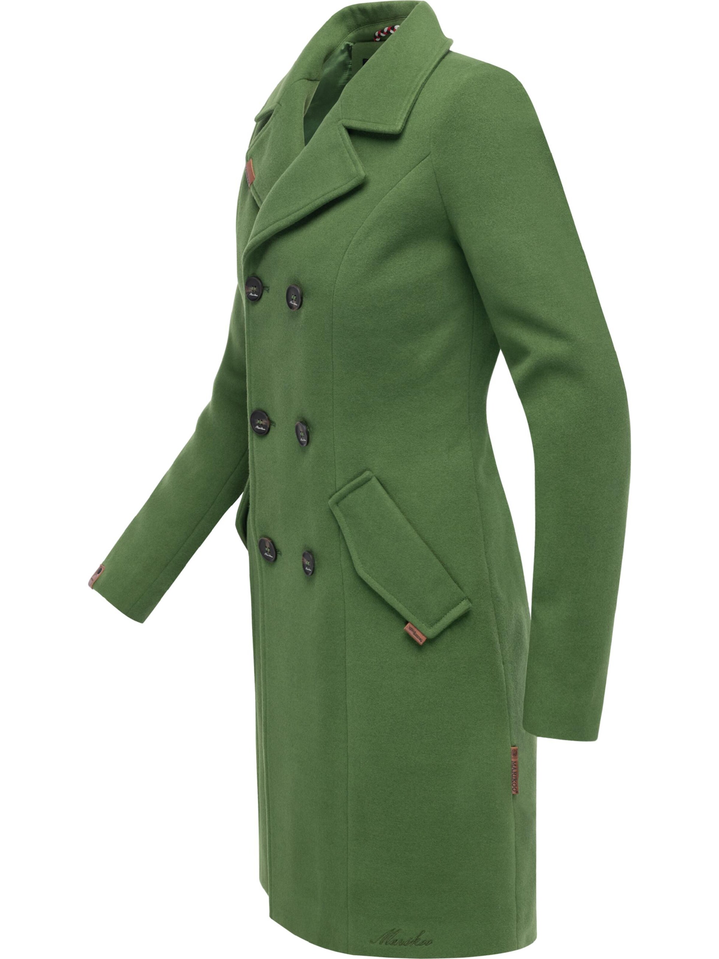 Manteau mi-saison 'Nanakoo' MARIKOO en vert