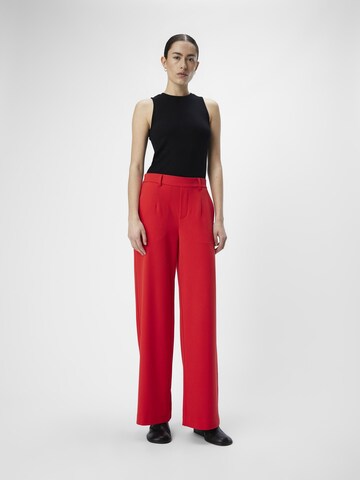 OBJECT Wide leg Broek 'Lisa' in Rood