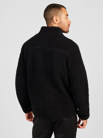 KnowledgeCotton Apparel Fleece jacket in Black