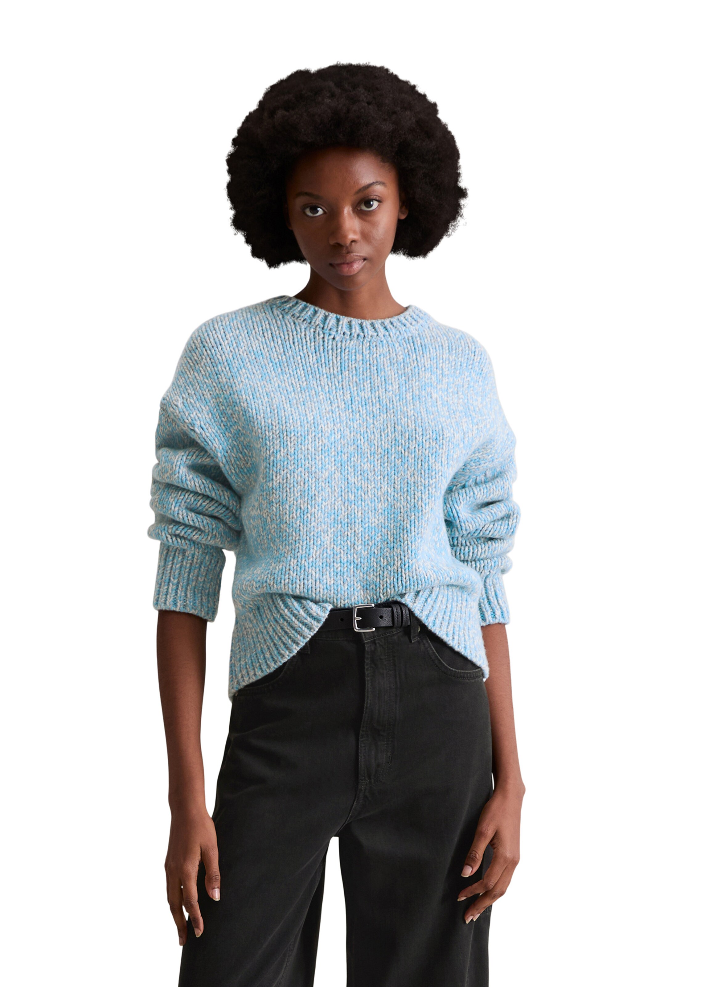 Marc O'Polo DENIM Sweater in Blue: front