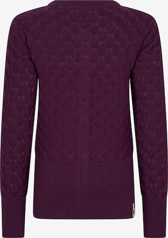 Cardigan 'Be Present' 4funkyflavours en violet