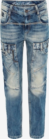 CIPO & BAXX Regular Jeans in Blauw: voorkant