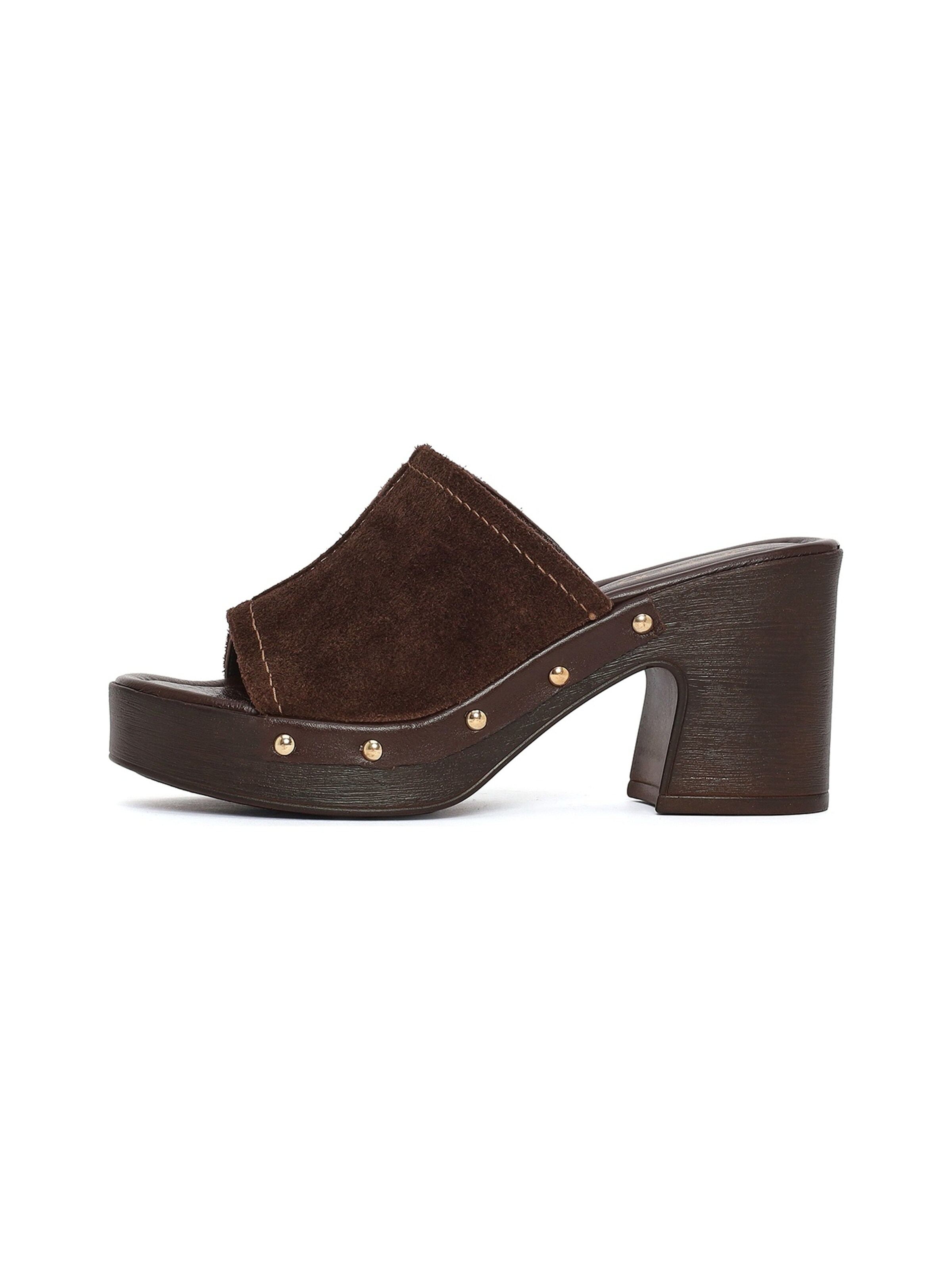 Derimod Mule in Brown: front