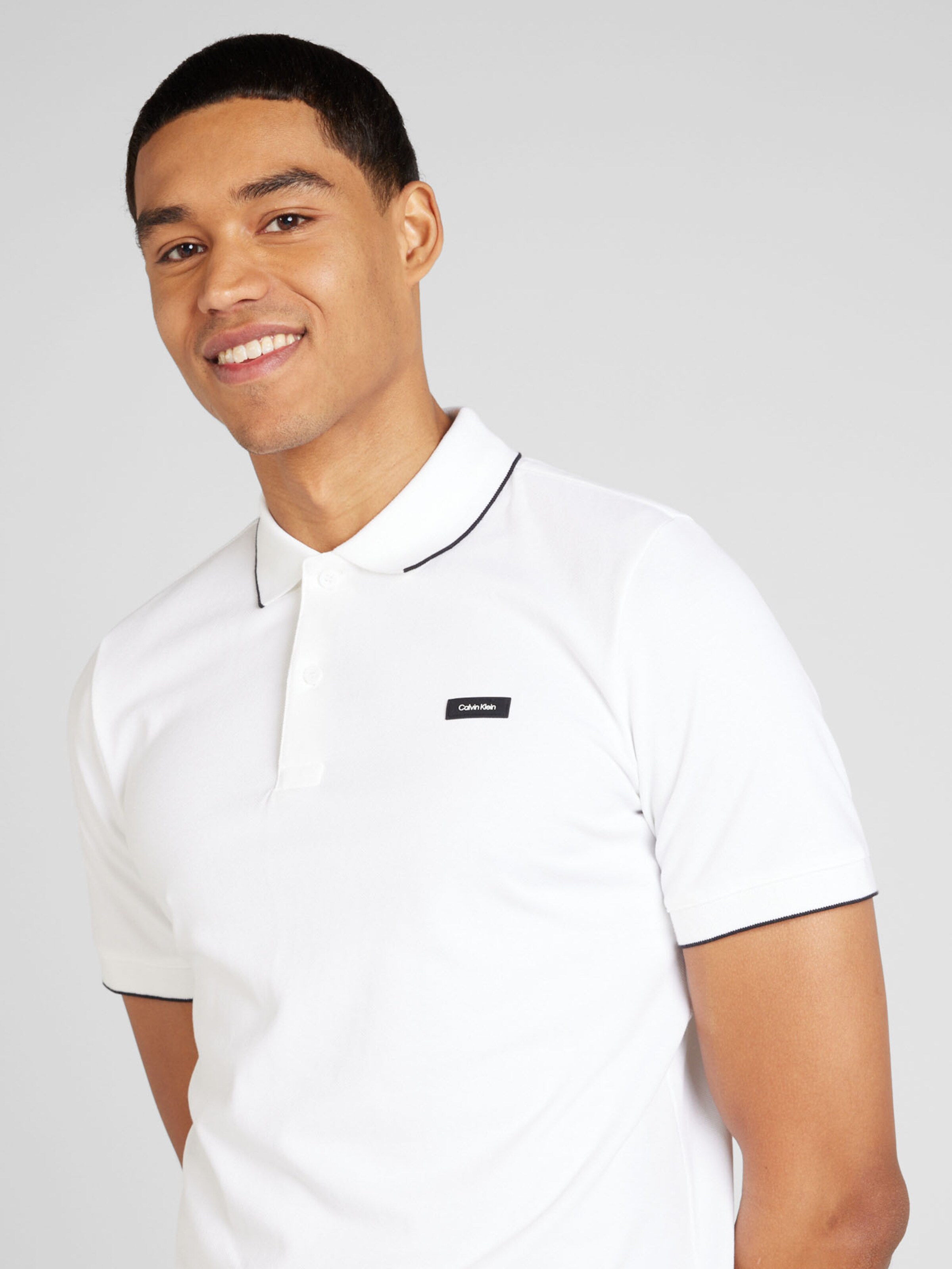 Calvin klein shirt wit hotsell