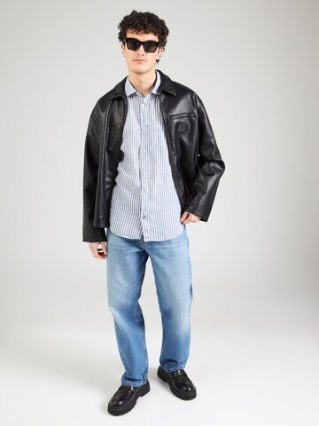 OLYMP Regular fit Button Up Shirt in Blue