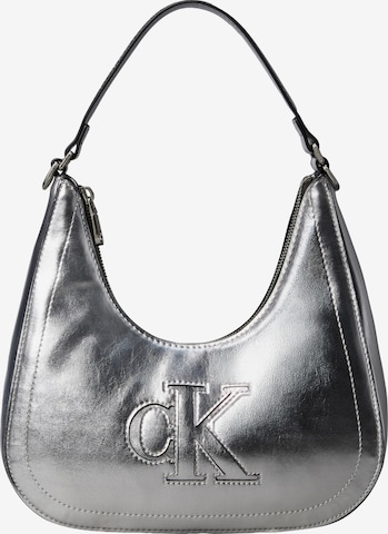 Borsa a spalla 'BOLD' di Calvin Klein in argento: frontale
