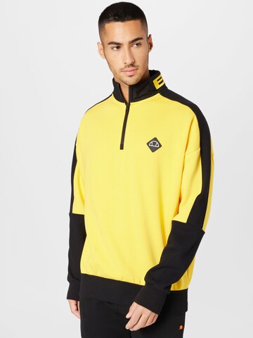 ELLESSE Sweatshirt 'Genesi' in Yellow: front