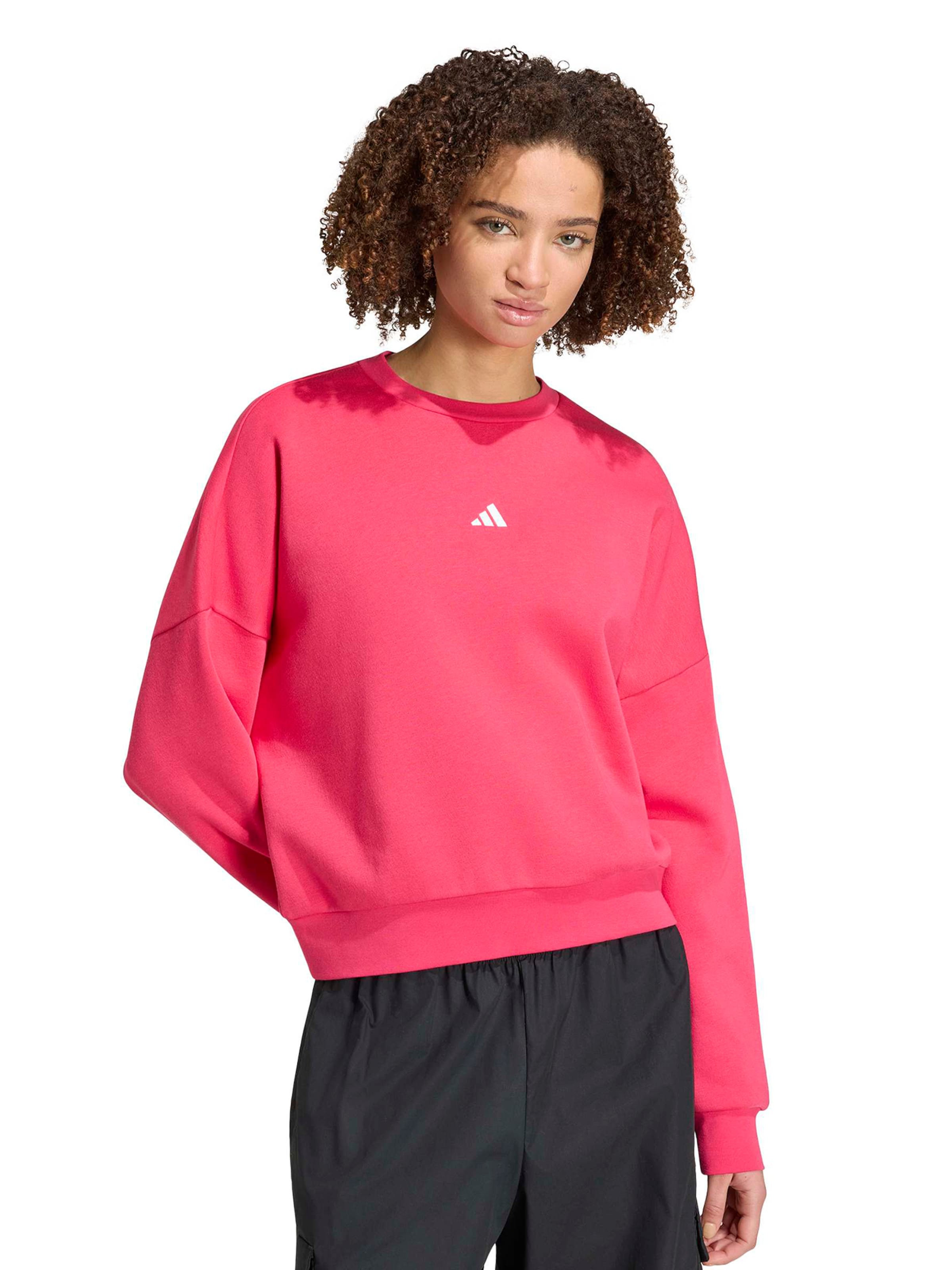 ADIDAS SPORTSWEAR Αθλητική μπλούζα φούτερ σε ροζ: μπροστά