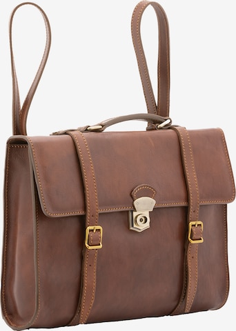 Viola Castellani Backpack in Brown: front