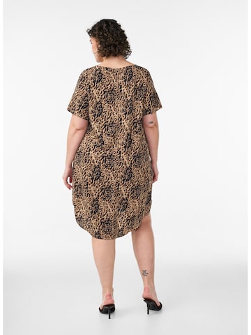 Zizzi Kleid 'Caanni' in Braun