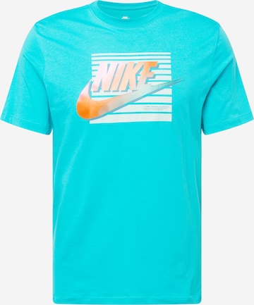 Nike Sportswear Shirt 'Futara' in Blauw: voorkant