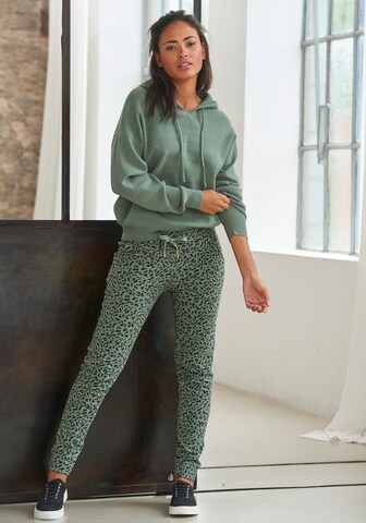 BUFFALO Voľný strih Pyžamové nohavice - Zelená