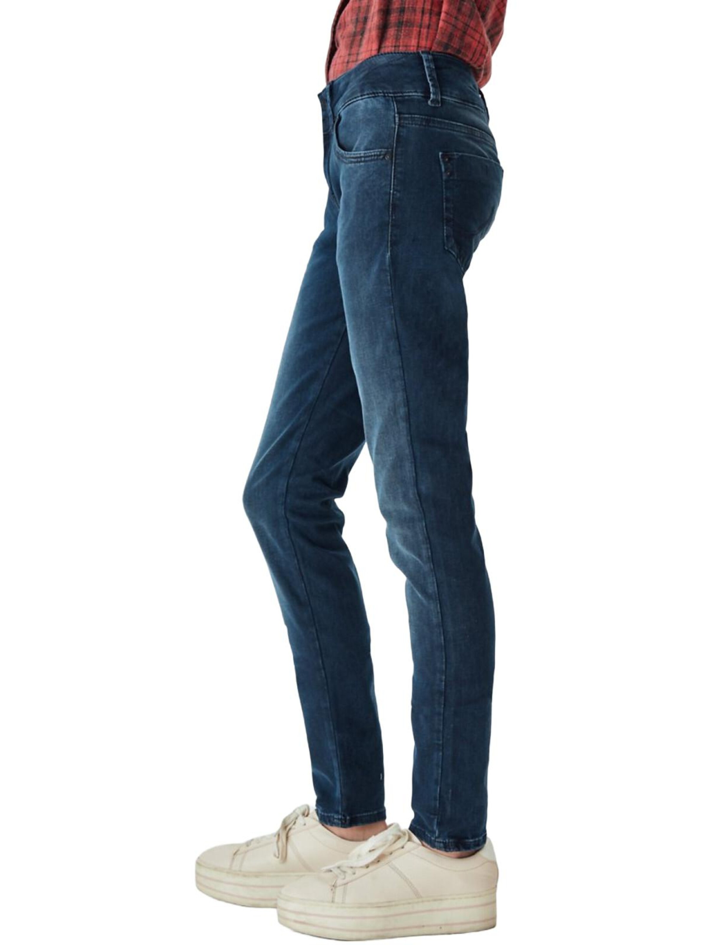 LTB Jeans - Slimfit Vaquero 'LTB Jeans Molly M Mid Waist Skinny Leg Jeanshose' en azul