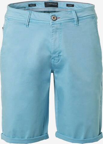 No Excess Regular Chino Pants in Blue: front