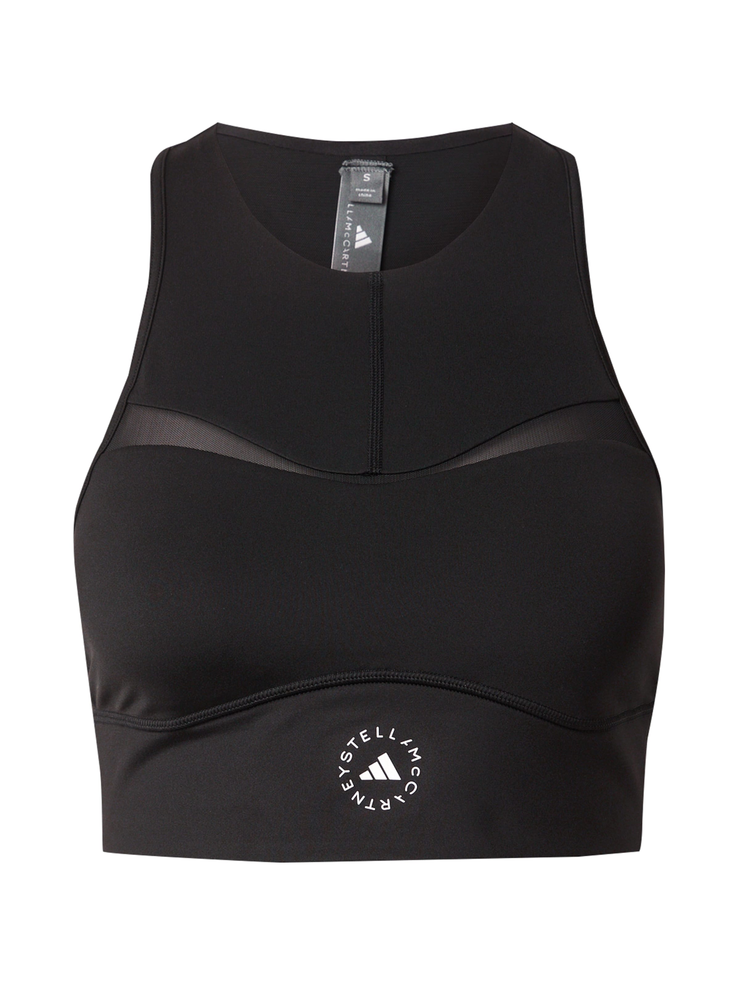 ADIDAS BY STELLA MCCARTNEY Urheilutoppi värissä musta: etupuoli