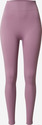 Hunkemöller Slimfit Spodnie sportowe w kolorze fioletowy: przód