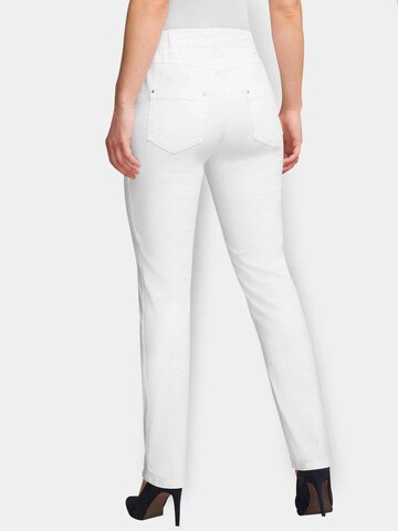 Goldner Skinny Jeans 'Carla' in Wit