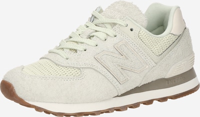 Sportbačiai be auliuko '574' iš new balance, spalva – smėlio spalva / pastelinė geltona, Prekių apžvalga